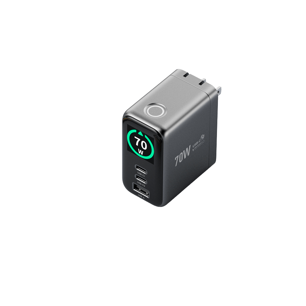 EnoVolt Pro™ 70W — GaN Fast Charger — Multi-Device Power