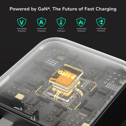 EnoVolt Pro™ 100W — Turbo GaN Fast Wall Charger — Multi-Device Power