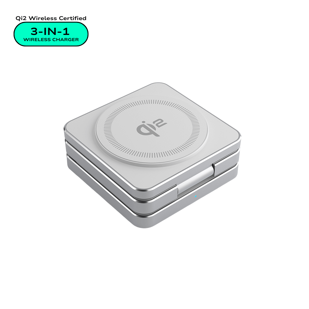 MagNova™ Foldable 3-in-1 Magnetic Wireless Charging Station