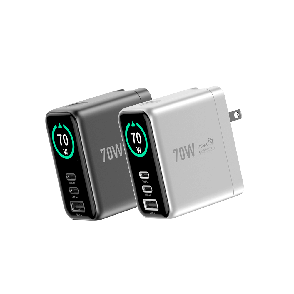 EnoVolt Pro™ 70W — GaN Fast Charger — Multi-Device Power